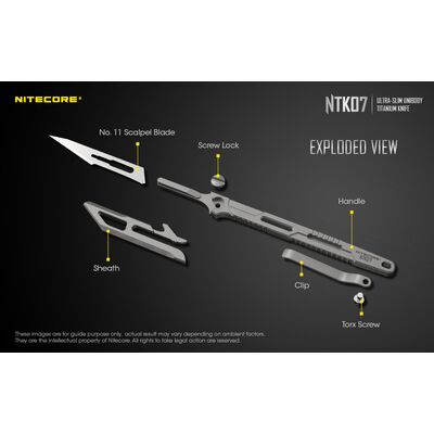 Titanium Utility Knife - NTK07