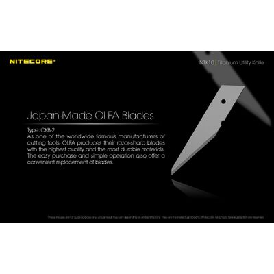 Titanium Utility Knife - NTK10