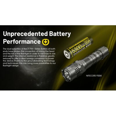 ΜΠΑΤΑΡΙΑ NITECORE 21700/ 5300mAh / HPI (τιμή τεμαχίου)