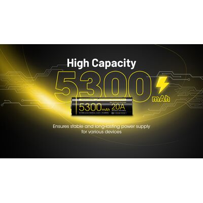 ΜΠΑΤΑΡΙΑ NITECORE 21700/ 5300mAh / HPI (τιμή τεμαχίου)