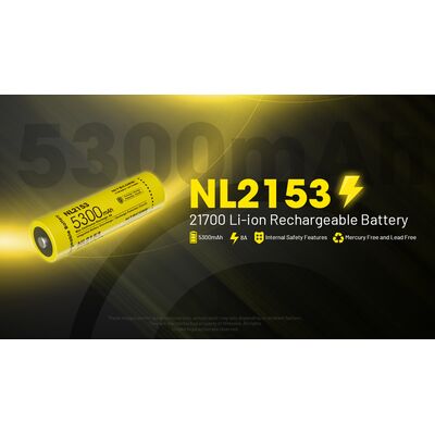 ΜΠΑΤΑΡΙΑ NITECORE 21700/ 5300mAh (τιμή τεμαχίου)