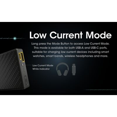 POWER BANK NITECORE CARBO 20000 Carbon Fiber, Fast Charge Output (77Wh)_