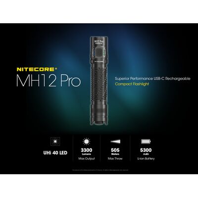 ΦΑΚΟΣ LED NITECORE MULTI TASK HYBRID MH12PRO