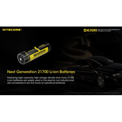 ΜΠΑΤΑΡΙΑ NITECORE 21700/ 5000mAh/ RX , USB-C