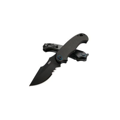 Σουγιάς CRKT P.S.D. (PARTICLE. SEPARATION. DEVICE.) BLACK W/VEFF SERRATIONS