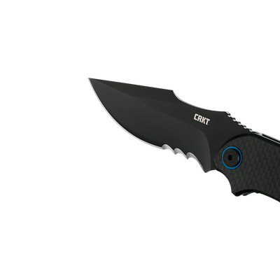 Σουγιάς CRKT P.S.D. (PARTICLE. SEPARATION. DEVICE.) BLACK W/VEFF SERRATIONS