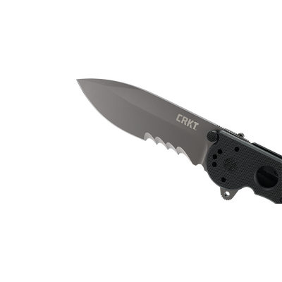 CRKT M21-14G BLACK G10 W/VEFF SERRATIONS