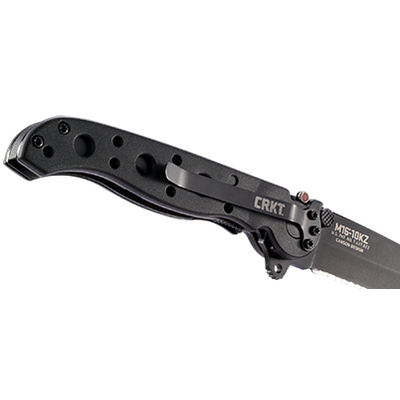 CRKT M16-10KZ TANTO BLACK W/TRIPLE POINT SERRATIONS