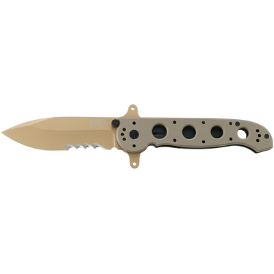 CRKT M21-14DSFG SPECIAL FORCES DROP POINT W/VEFF SERRATIONS