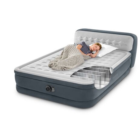 Φουσκωτό Στρώμα Ύπνου Intex Ultra Plush Headboard Queen 64448