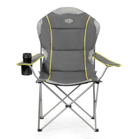 Nils Camp Καρέκλα Παραλίας NC3080 Γκρι/Λαχανί