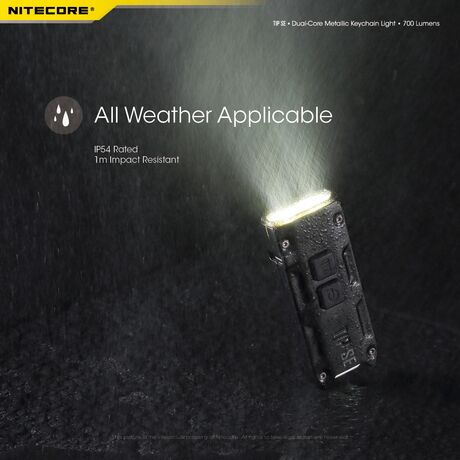 ΦΑΚΟΣ LED NITECORE TIP SE, Μπρελοκ, Rechargeable, GREY