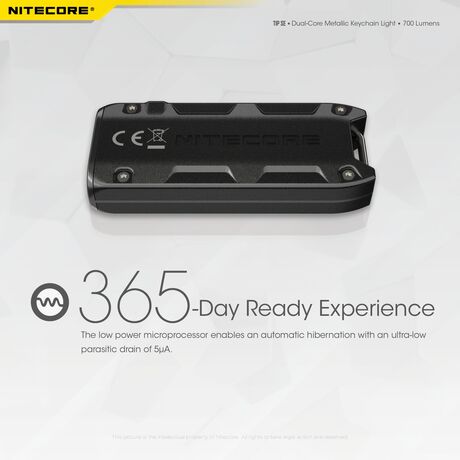ΦΑΚΟΣ LED NITECORE TIP SE, Μπρελοκ, Rechargeable, GREY