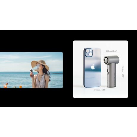 ΑΝΕΜΙΣΤΗΡΑΣ ΑΤΟΜΙΚΟΣ NITECORE NEF01 Grey