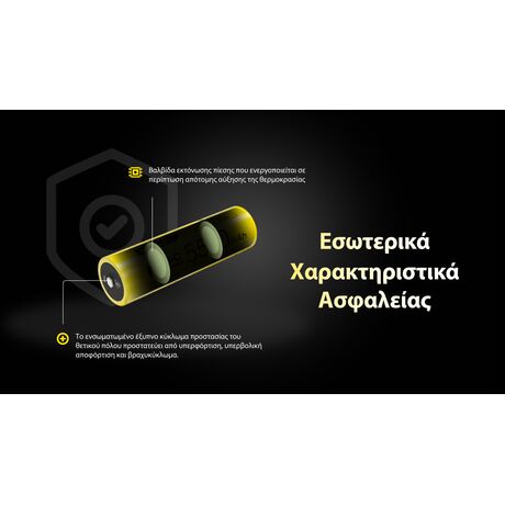 ΜΠΑΤΑΡΙΑ NITECORE 21700 / 5500mAh (τιμή τεμαχίου), NL2155HPR