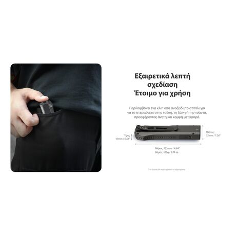 ΦΑΚΟΣ LED NITECORE EDC17, 3 Sources Light