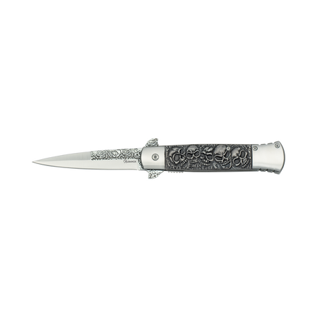 ΣΟΥΓΙΑΣ Albainox skulls penknife. Blade 9.4 cm, 08283