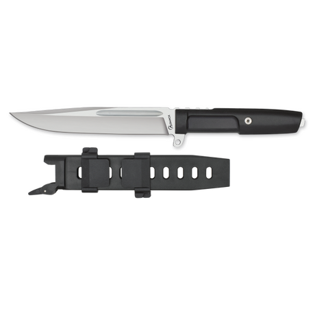 ΜΑΧΑΙΡΙ Albainox Satin tactical knife. Rubber handle. ABS, 32875