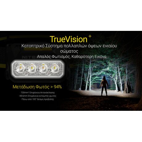 ΦΑΚΟΣ LED NITECORE HEADLAMP HA27UHE, 800lumens, 75g