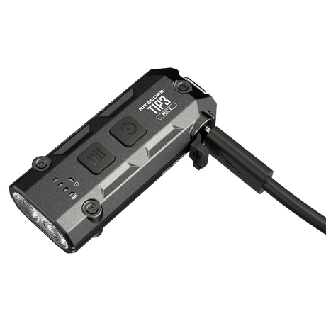 ΦΑΚΟΣ LED NITECORE TIP3, Μπρελοκ, Rechargeable, BLACK