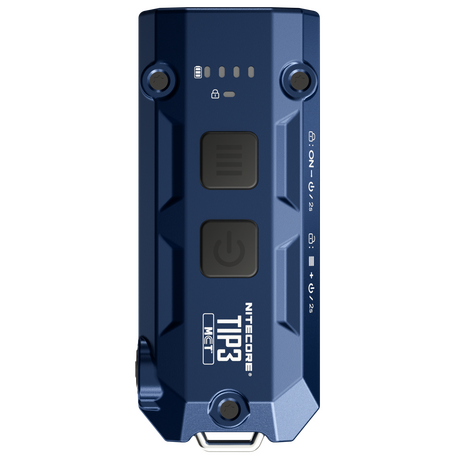 ΦΑΚΟΣ LED NITECORE TIP3, Μπρελοκ, Rechargeable, Blue