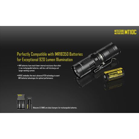 ΦΑΚΟΣ LED NITECORE MULTI TASK MT10C+LMA1+IMR18350A