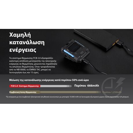 ΑΠΩΘΗΤΗΣ ΕΝΤΟΜΩΝ NITECORE EMR05 Tac