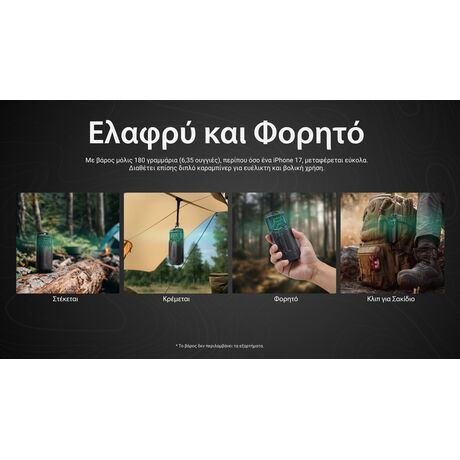 ΑΠΩΘΗΤΗΣ ΕΝΤΟΜΩΝ NITECORE EMR16 + 3xMRM10