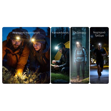 ΦΑΚΟΣ LED NITECORE HEADLAMP HA27 UHE, 800lumens, 75g