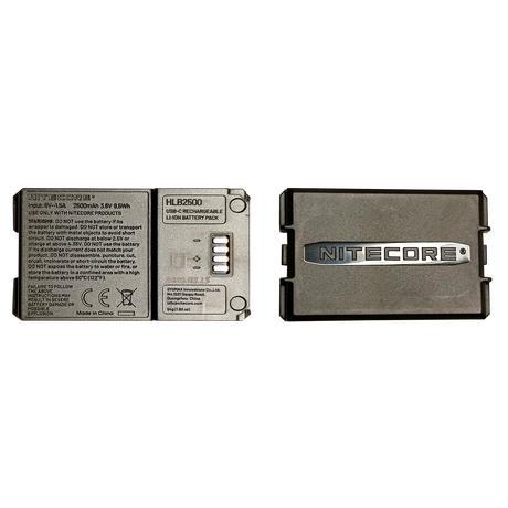 ΜΠΑΤΑΡΙΑ NITECORE HLB2500, για UT27, HA13 (τιμή τεμαχίου)