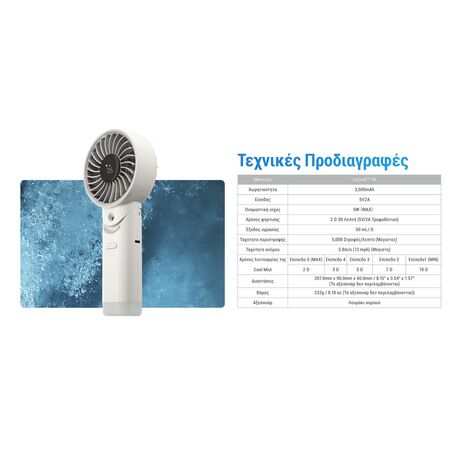 ΑΝΕΜΙΣΤΗΡΑΣ ΑΤΟΜΙΚΟΣ NITECORE izzCool 30 White