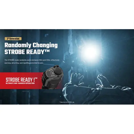 ΦΑΚΟΣ LED NITECORE PRECISE P27ix, Tactical Lumin Sield, Strobe ready, 5000lm