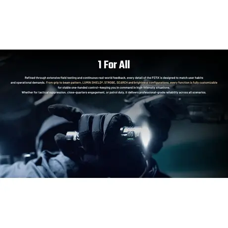 ΦΑΚΟΣ LED NITECORE PRECISE P27ix, Tactical Lumin Sield, Strobe ready, 5000lm