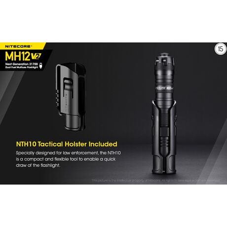 ΦΑΚΟΣ LED NITECORE MULTI TASK HYBRID MH12 V2, 1200lumens