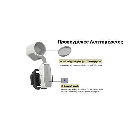 ΑΝΕΜΙΣΤΗΡΑΣ ΑΤΟΜΙΚΟΣ NITECORE NCF20 Black