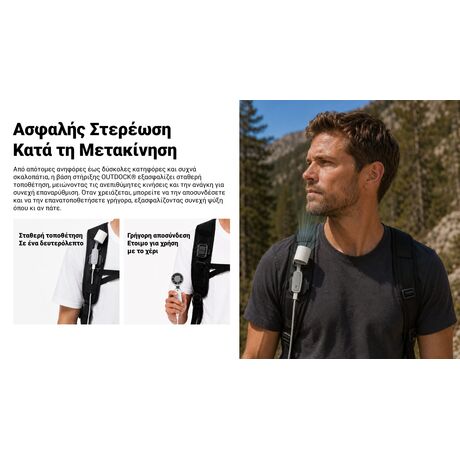 ΑΝΕΜΙΣΤΗΡΑΣ ΑΤΟΜΙΚΟΣ NITECORE NCF20 Black