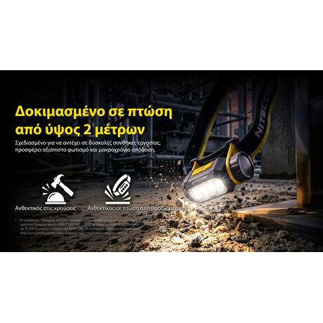 ΦΑΚΟΣ LED NITECORE HEADLAMP NWH20 E-focus work headlamp