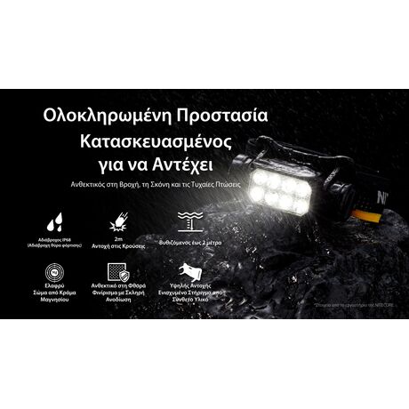 ΦΑΚΟΣ LED NITECORE HEADLAMP HC65MCT , 2000lumens