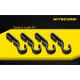 Helmet Clip (Pack of 4), NITECORE